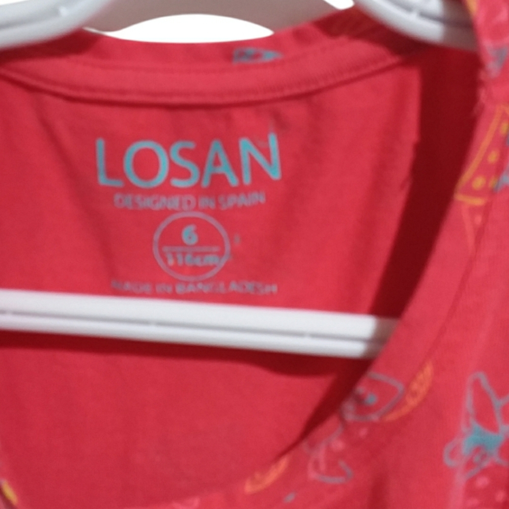 LOSAN Girls Fruit Pattern Dress - Picture 3 of 3